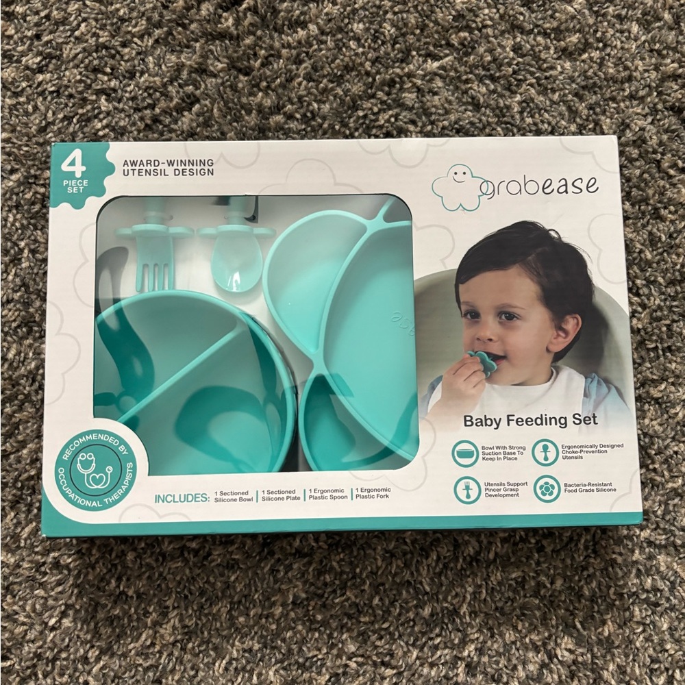 Probease Baby Feeding Set in Aqua